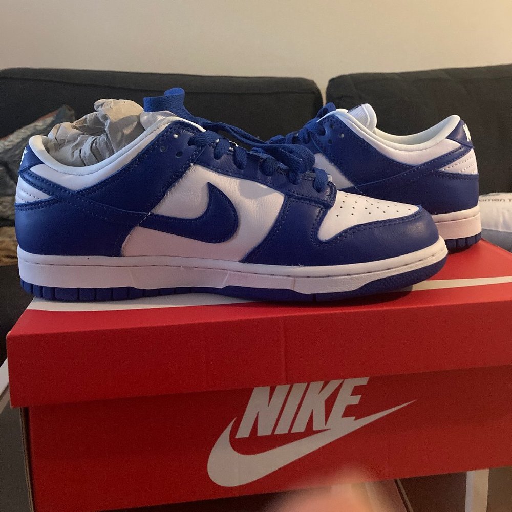 Nike Dunk Low SP Kentucky While/Varsity Royal